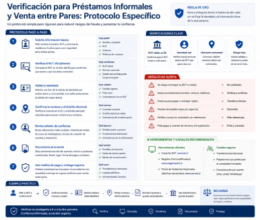 Verificación para Préstamos Informales y Venta entre Pares: Protocolo Específico 7 Verificación para Préstamos Informales y Venta entre Pares: Protocolo Específico